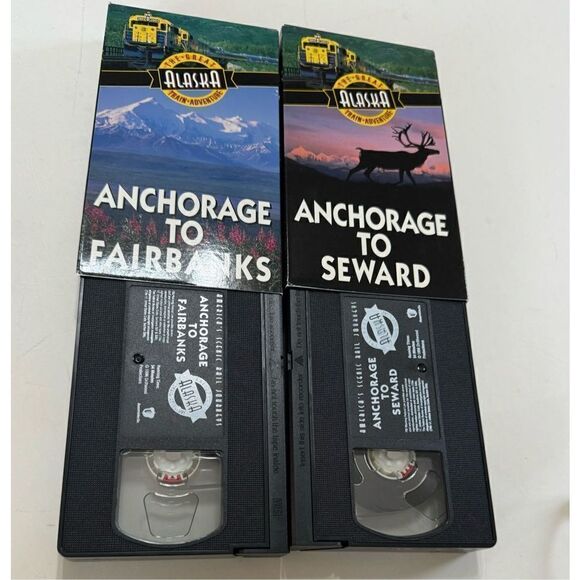 The Great Alaska Train Adventures VHS Railroads Boxed Tape Set 1996 Acorn Media - Picture 6 of 7